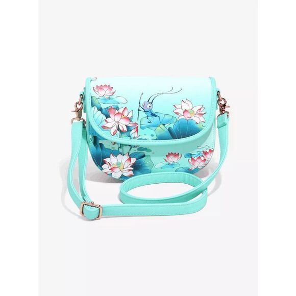 Loungefly Disney Mulan Cri-Kee & Mulan Lotus Crossbody Bag main image 4